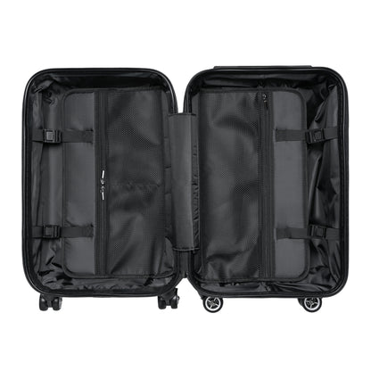 Kaleidoscope Pattern Carry-On Suitcase – Vibrant Boho Travel Luggage