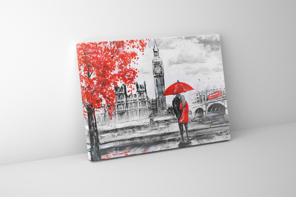 Wall Art Big Ben-Canvas Print Vintage