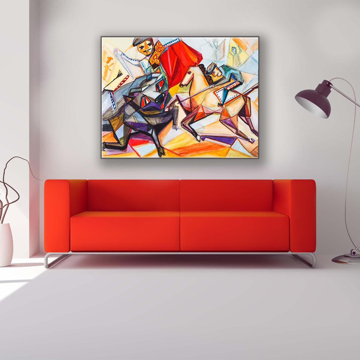 Picasso I - Fine Art Canvas-Artwork print-RGB varnish