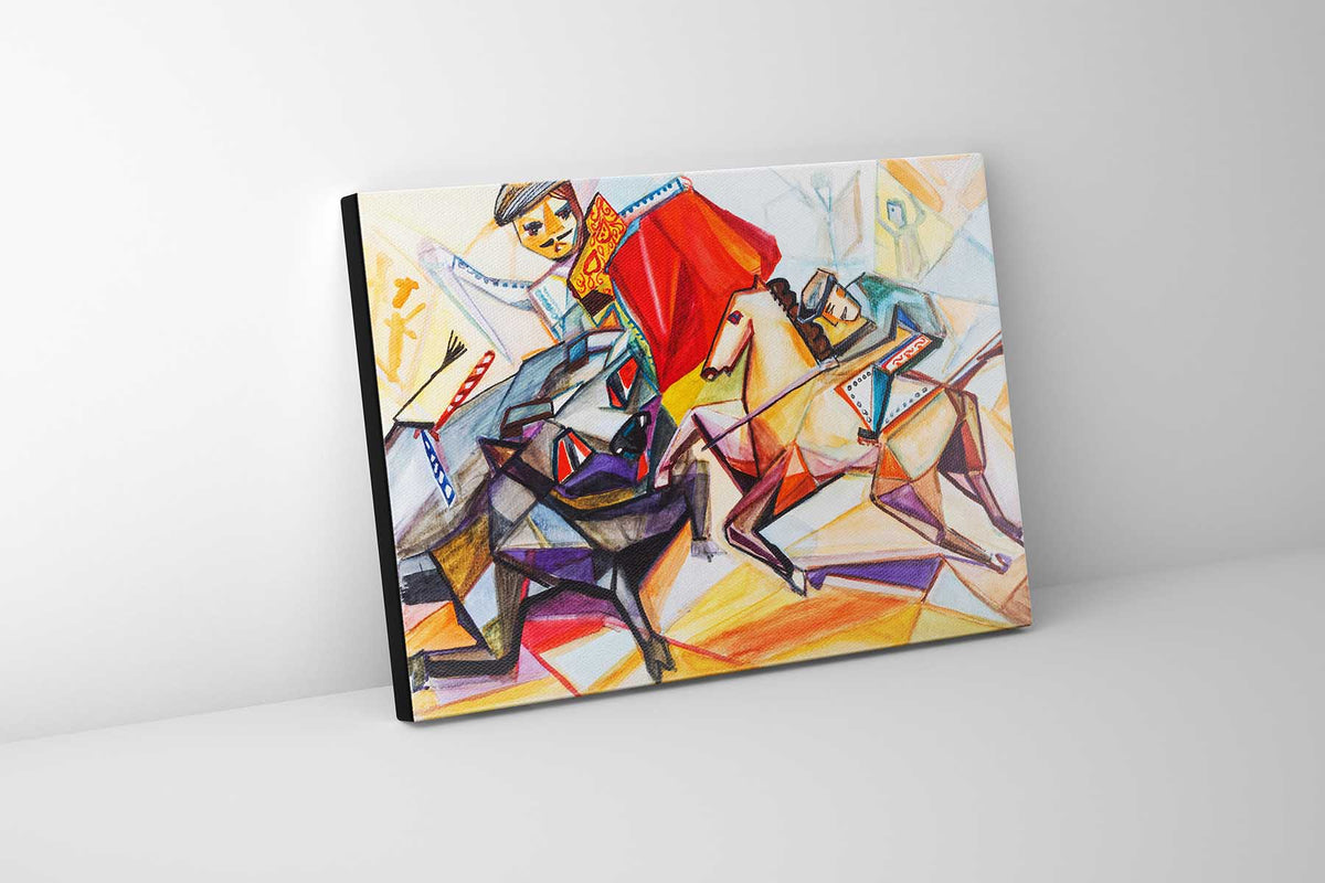 Picasso I - Fine Art Canvas-Artwork print-RGB varnish