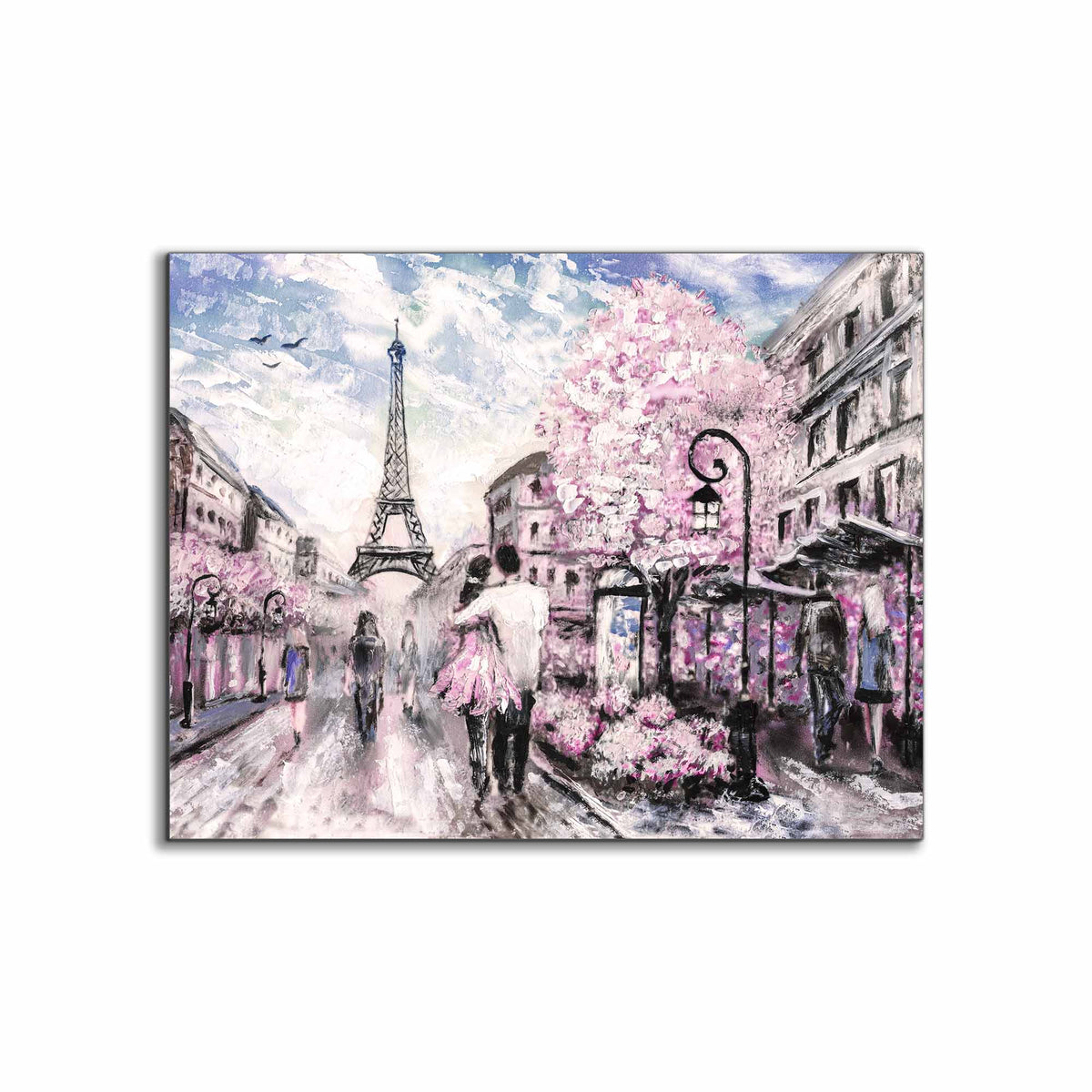 Pretty Pink Paris- Canvas Wall Decor-Wal Art