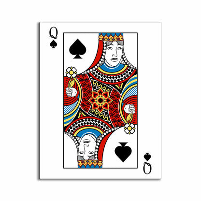 Wall art-Queen of Spades-Modern Art