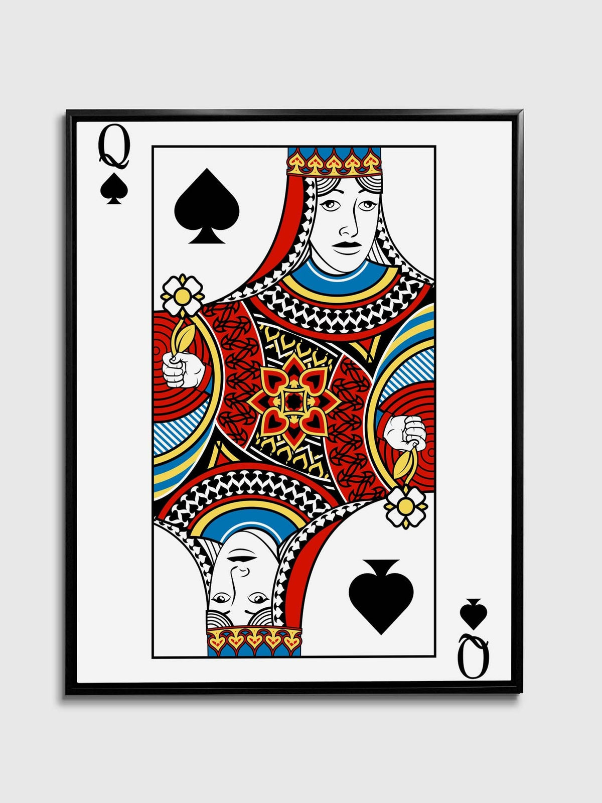 Wall art-Queen of Spades-Modern Art