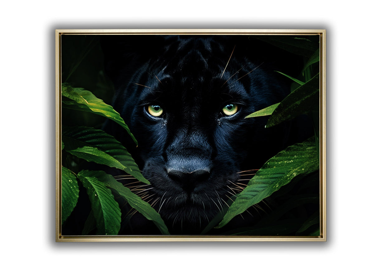 Rare Black Jaguar - Wall Decor-RGB Vanish Canvas Print