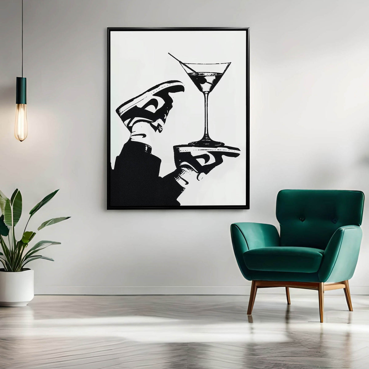 Wall Art-upside down-Canvas Printed-Artwork Decor