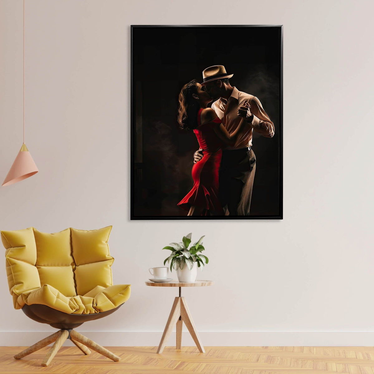 Wall Art- Tango Dance -Canvas Printed-Modern art