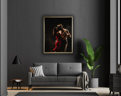 Wall Art- Tango Dance -Canvas Printed-Modern art