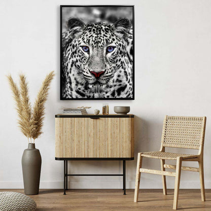 Wall Art-Blue Eyed White Tiger- Wildlife decor
