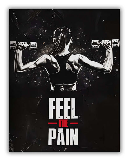 Bodybuilding Inspiration III Fitness Canvas Wall Art | 35 × 47 inches