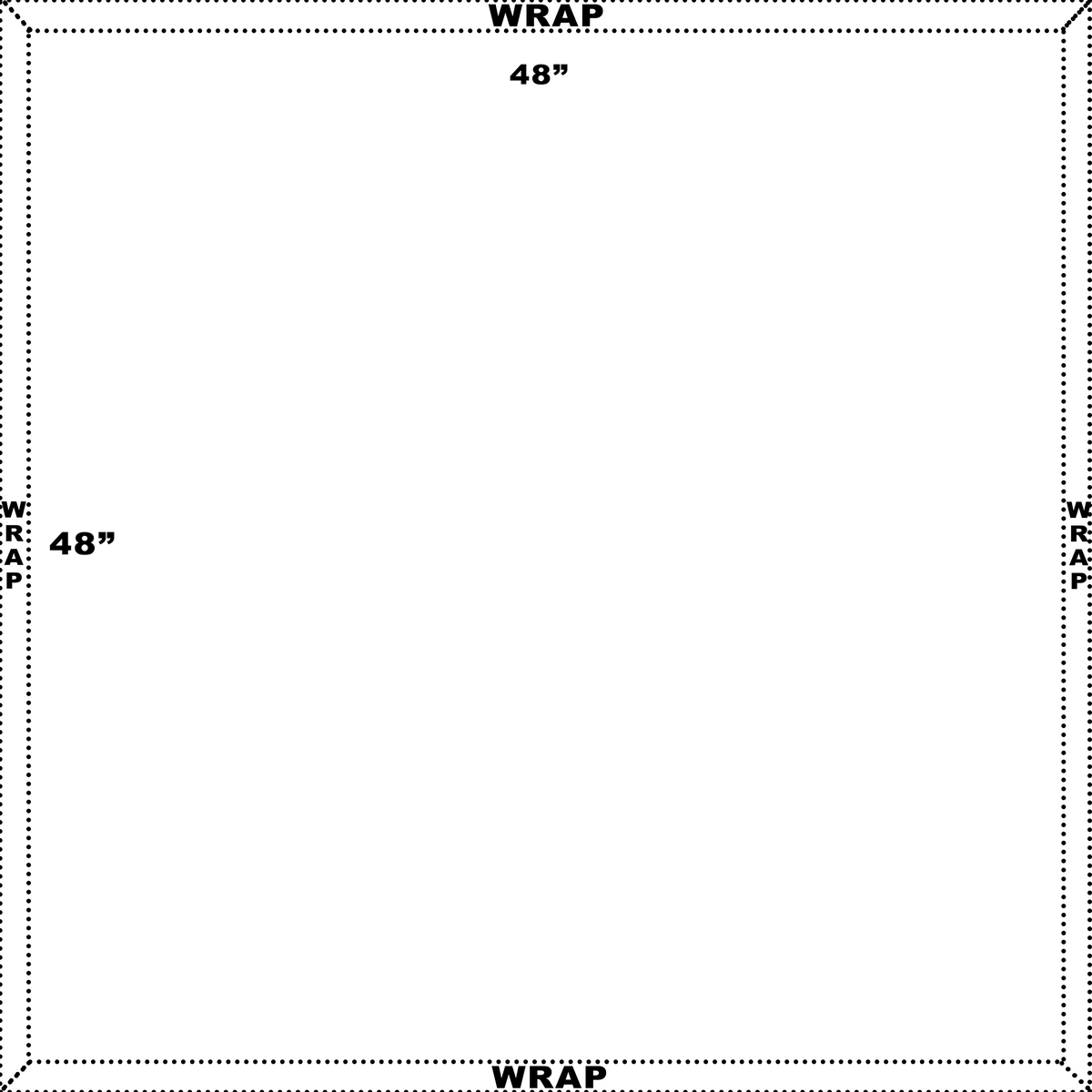 Handcrafted Custom Photo Canvas Print – Square