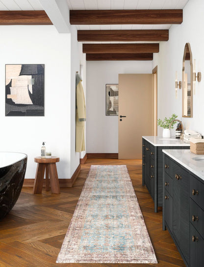 Zariah Brick Lagoon Rug