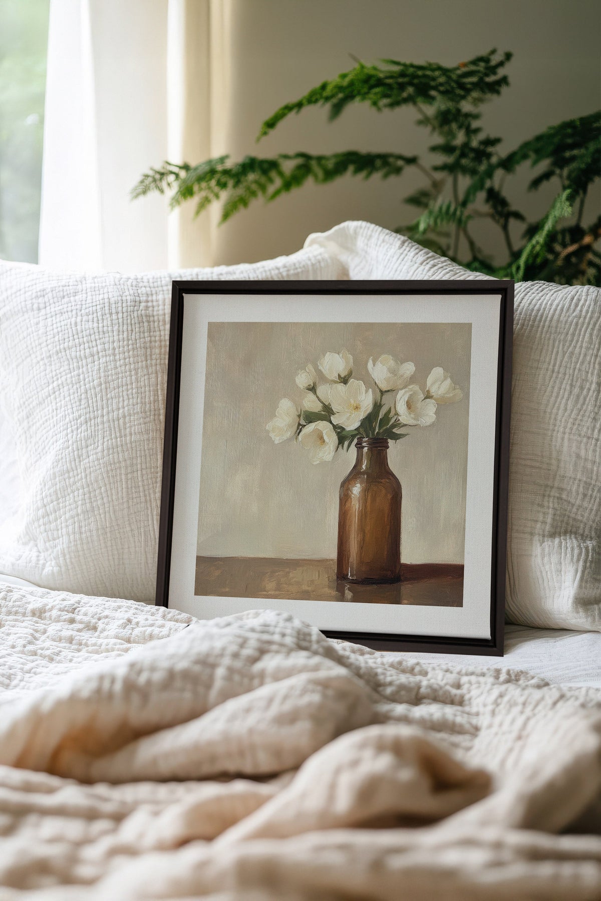 DOUCEUR FANÉE, Oeuvre sur toile étirée