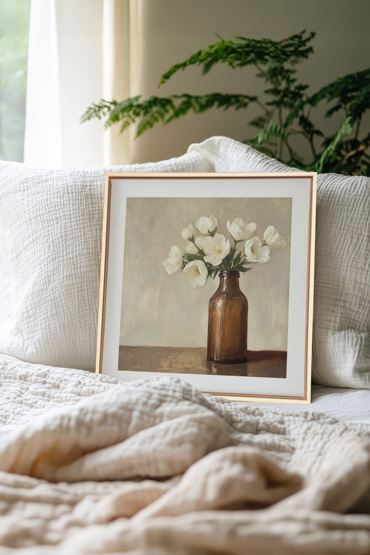 DOUCEUR FANÉE, Oeuvre sur toile étirée
