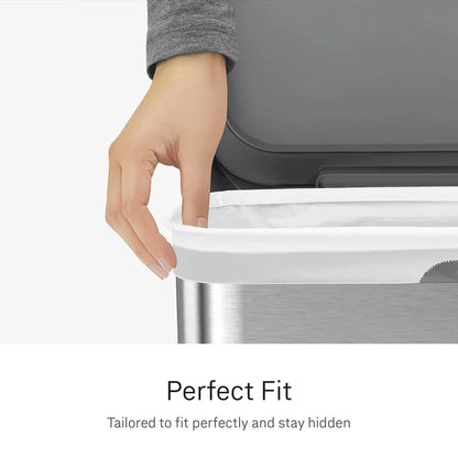 simplehuman Code R 100 Count, Dispenser Pack Custom Fit Liners, Drawstring Trash Bags, 10L / 2.6 Gallons, White 🍁 All In One Marketplace Canada