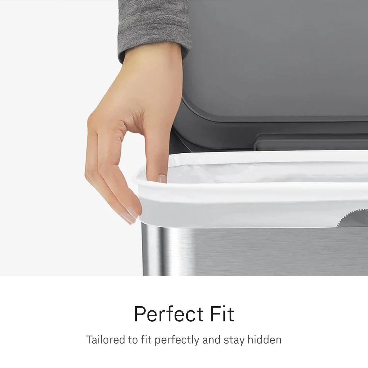 simplehuman Code B 90 Count, Dispenser Pack Custom Fit Liners, Drawstring Trash Bags, 6L / 1.6 Gallons, White 🍁 All In One Marketplace Canada