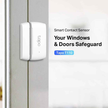 TP-Link Tapo T110 Contact Sensor, White, Requires Tapo Hub, Long Battery Life, Real-Time Notification, Smart Action 🍁 All In One Marketplace Canada