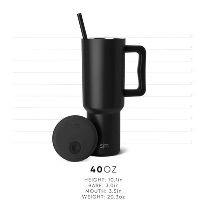 Simple Modern Halloween Tumbler with Handle | 40oz | Peanuts