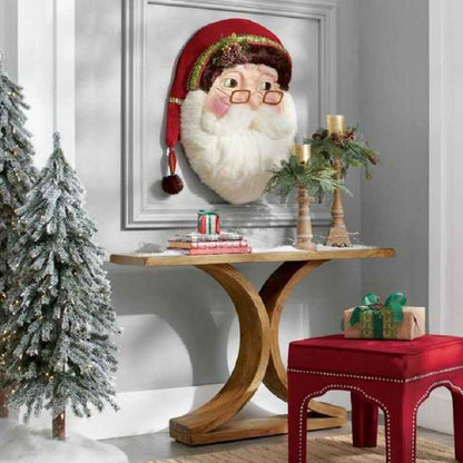 Wooden Santa's House Number Wall Decoration