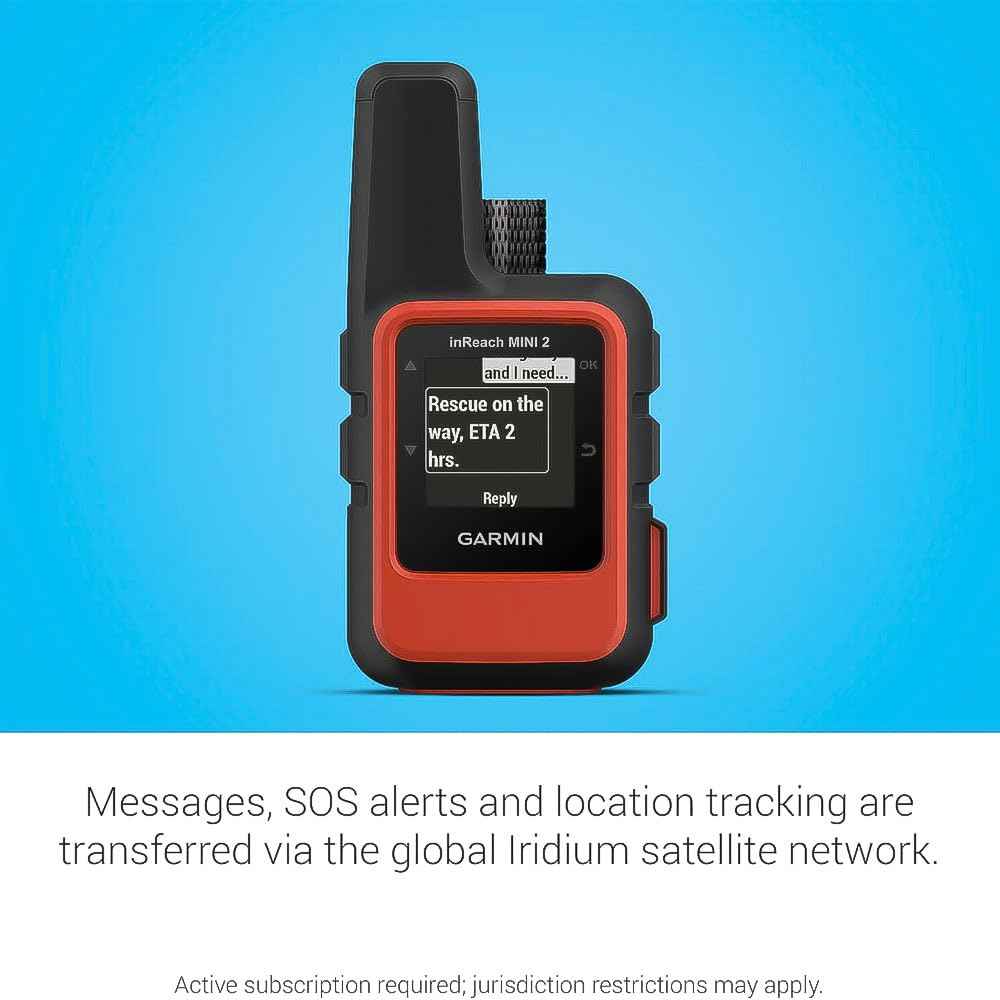 Garmin inReach Mini 2, Lightweight and Compact Satellite Communicator, Hiking Handheld, Orange 🍁 All In One Marketplace Canada
