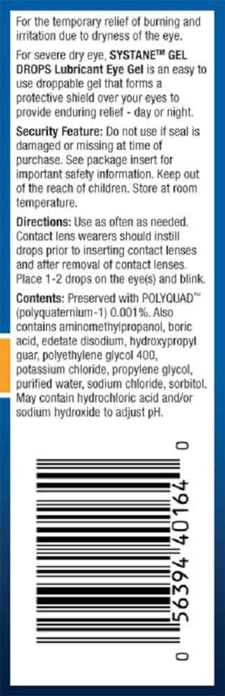 Systane Gel Drops Lubricant Eye, For Dryness, Day or Nighttime Relief, Long-Lasting Relief, Easy-to-use Droppable – 2 x 10 mL 🍁 All In One Marketplace Canada