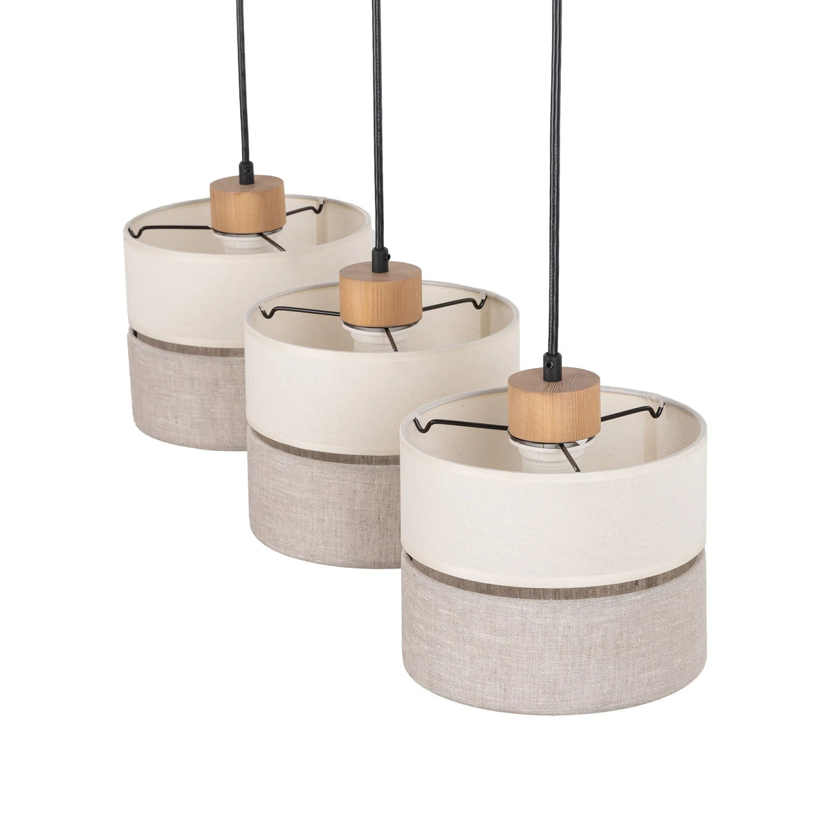 Eco Scandinavian 3-Light Pendant for Kitchen Island & Dining Table - AURABAGS SHOP