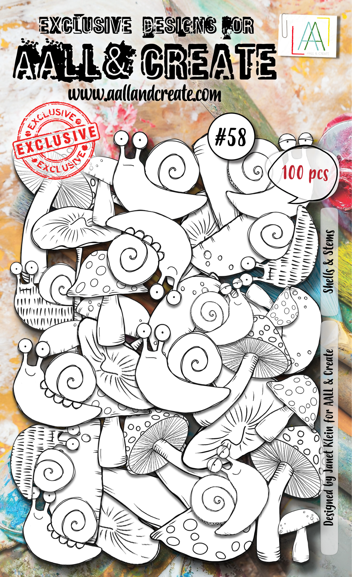 AALL and Create Ephemera Die-Cuts - Shells & Stems