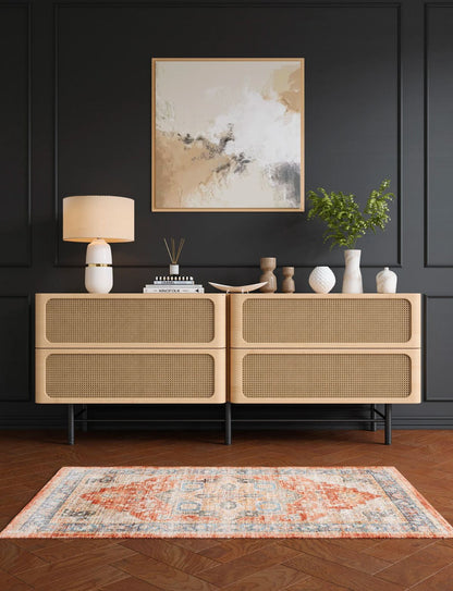 Rivka Terracota Ocean Rug