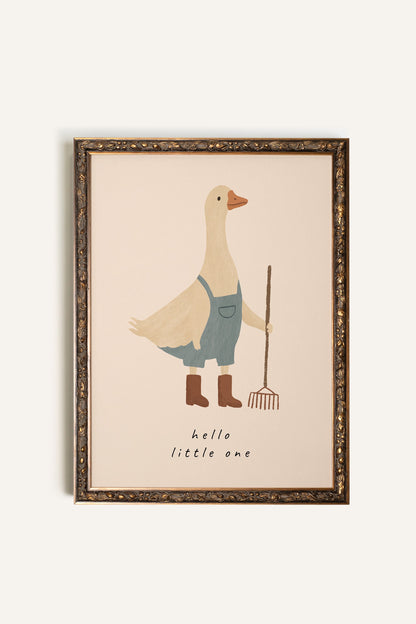 HELLO LITTLE ONE, CADRE VINTAGE BRONZE