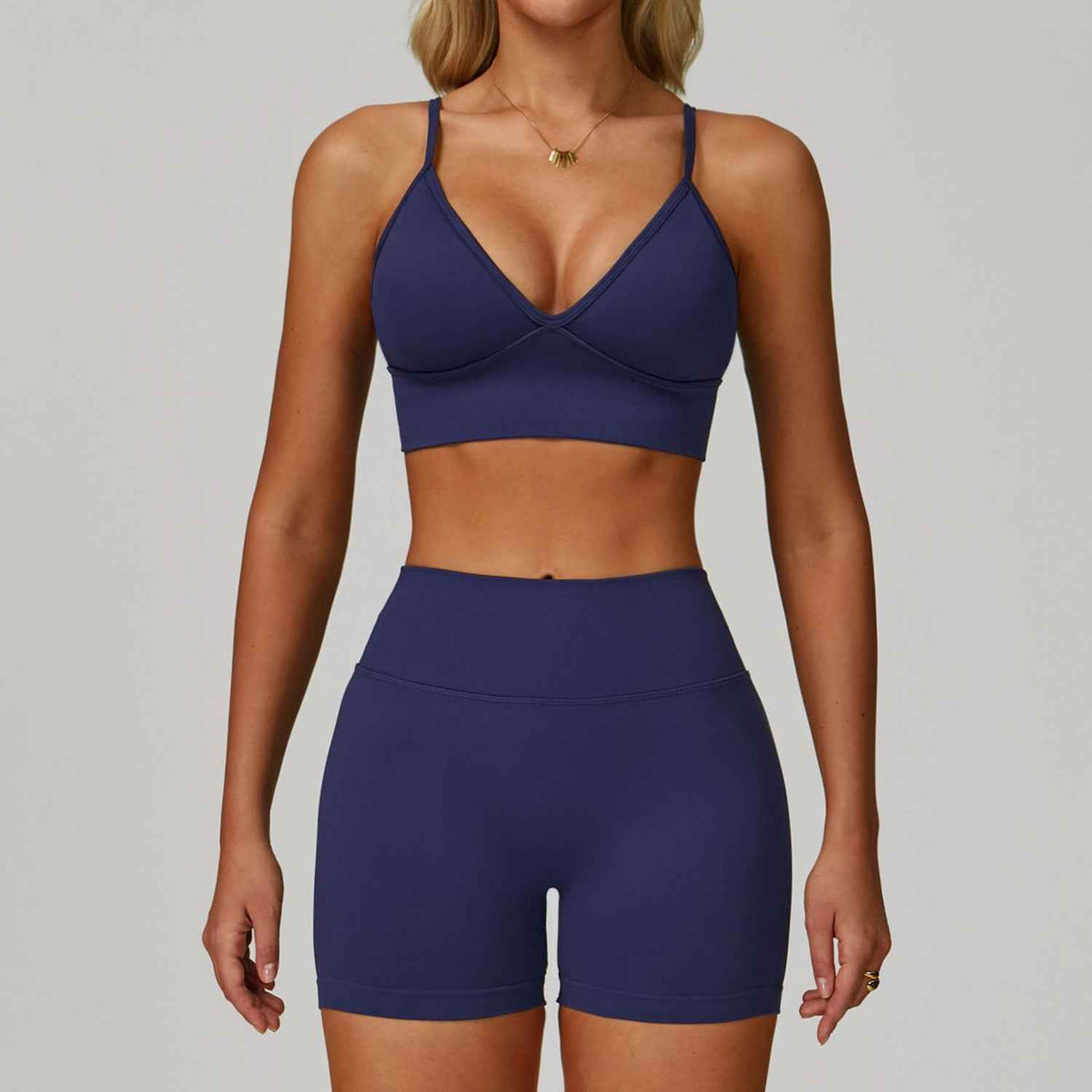 Women’s Seamless Tight Yoga Set – Waist-Slimming Quick-Dry Workout Activewear