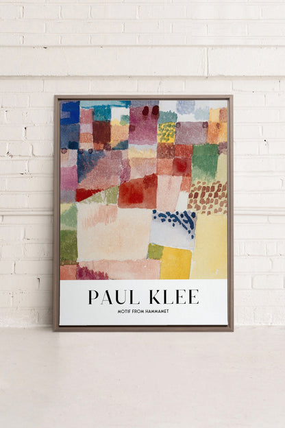 PAUL KLEE II, Oeuvre sur toile étirée