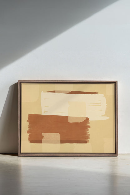 TOILE DU DÉSERT, Oeuvre sur toile étirée