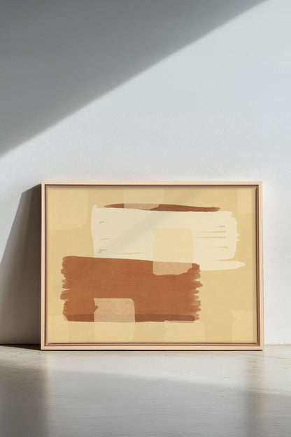 TOILE DU DÉSERT, Oeuvre sur toile étirée