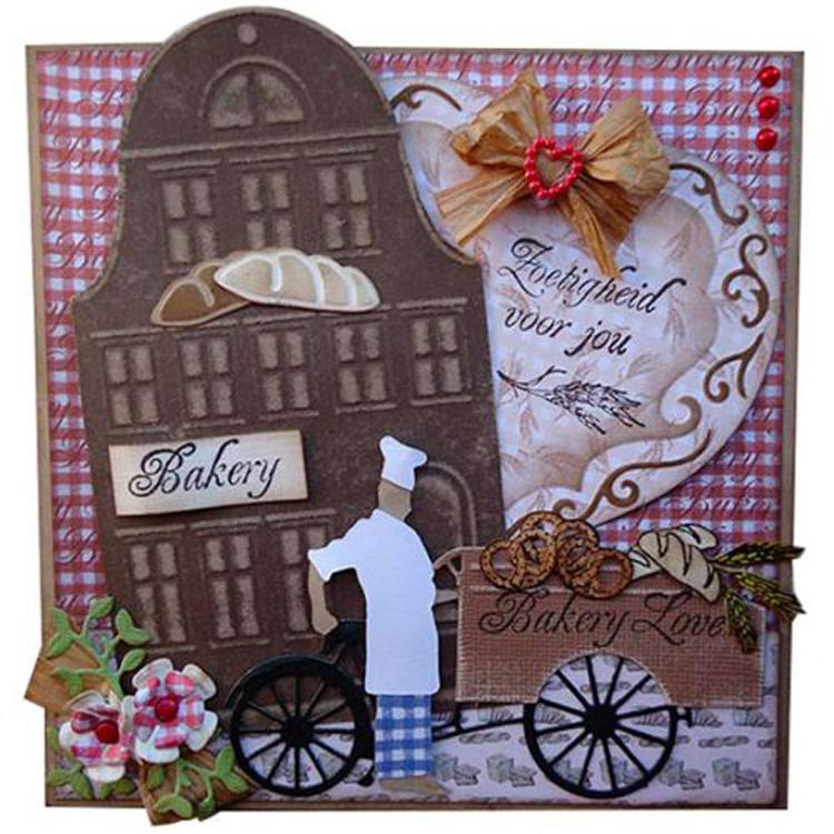 Joy! Crafts Cutting & Embossing Die Bakery -Baker