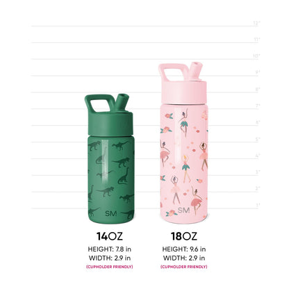 Simple Modern Peppa Pig Kids Water Bottle & Toddler Cup | 14oz 🍁 All In One Marketplace Canada