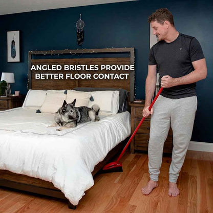 Vileda Pet Pro Broom with Step-On Dustpan and 3-Piece Handle | Remove 99% Dust and Dirt in One Sweep 🍁 All In One Marketplace Canada