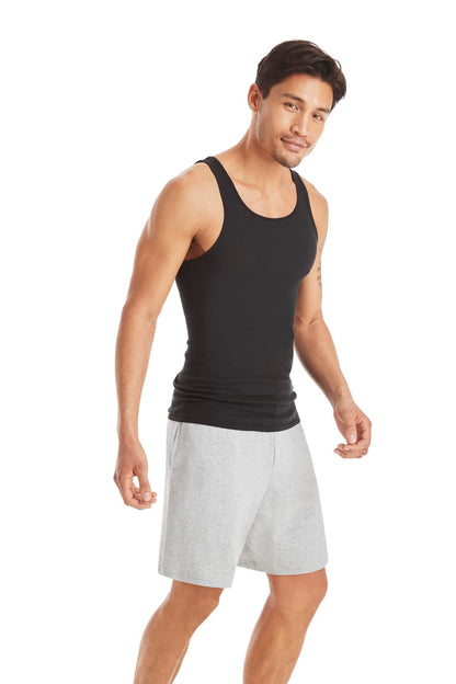 Hanes Men’s Ribbed Tank, Cotton Undershirt Tank, 6-Pack, Assorted, Size Medium 🍁 All In One Marketplace Canada