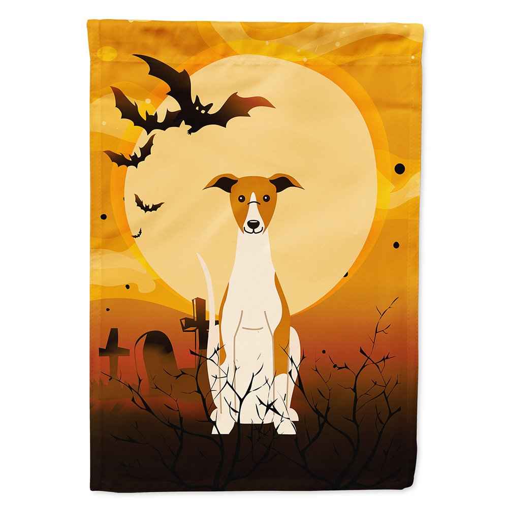 Caroline's Treasures BB4365CHF Halloween Whippet Flag Canvas House Size, Large, Multicolor