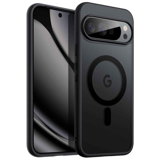 JETech Magnetic Case for Google Pixel 10/10 Pro 2025, Compatible with MagSafe and Pixelsnap Charger, Translucent Matte Back Shockproof Phone Cover (Obsidian) 🍁 All In One Marketplace Canada