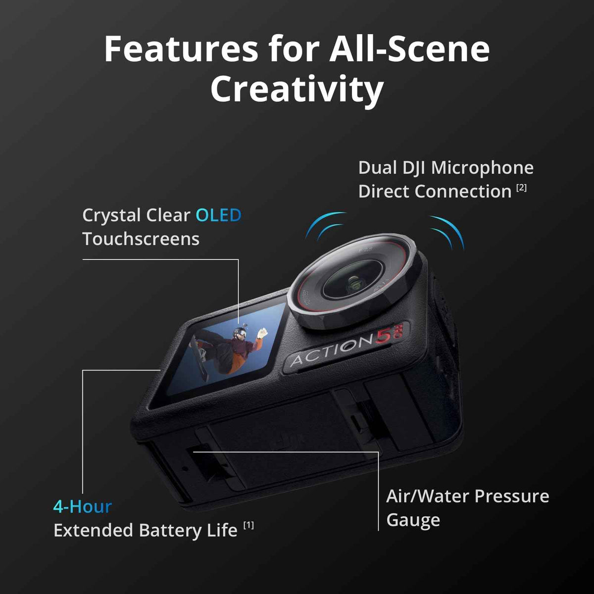 DJI Osmo Action 5 Pro Adventure Combo, 4K Action Camera for Travel and Vlog 🍁 All In One Marketplace Canada