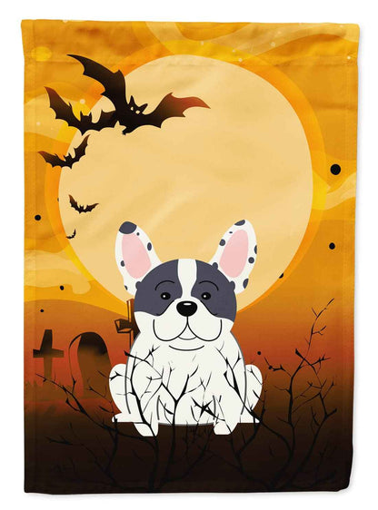 Caroline's Treasures BB4277GF Halloween French Bulldog Piebald Garden Size Flag, Small, Multicolor