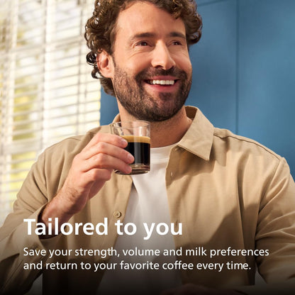 PHILIPS 5500 Series Fully Automatic Espresso Machine, LatteGo Milk System, Integrated Grinder, 20 Hot & Iced Coffee Pre-Sets, Quick Start, SilentBrew, 15-Bar Pressure, Grey Chromed (EP5544/90) 🍁 All In One Marketplace Canada