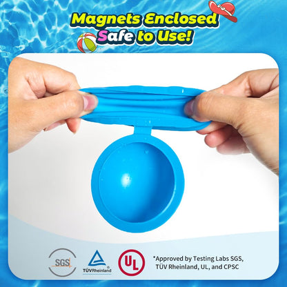 12Pcs Reusable Water Balloons, Pool Beach Water Toys for Boys and Girls, Outdoor Summer Toys for Kids Ages 3-12, Magnetic Water Ball for Outdoor Activities 🍁 All In One Marketplace Canada
