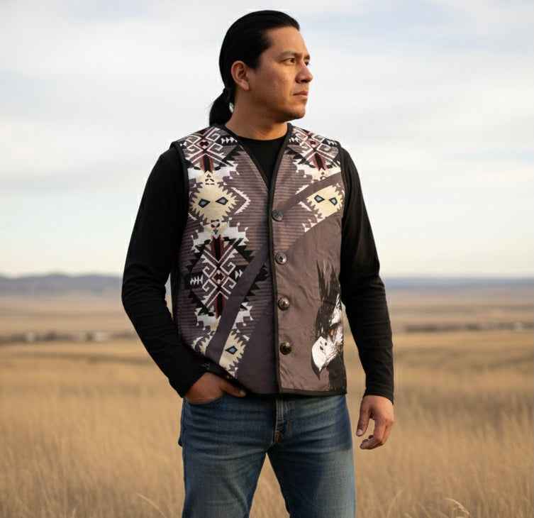 Eagle Native Vest(White)