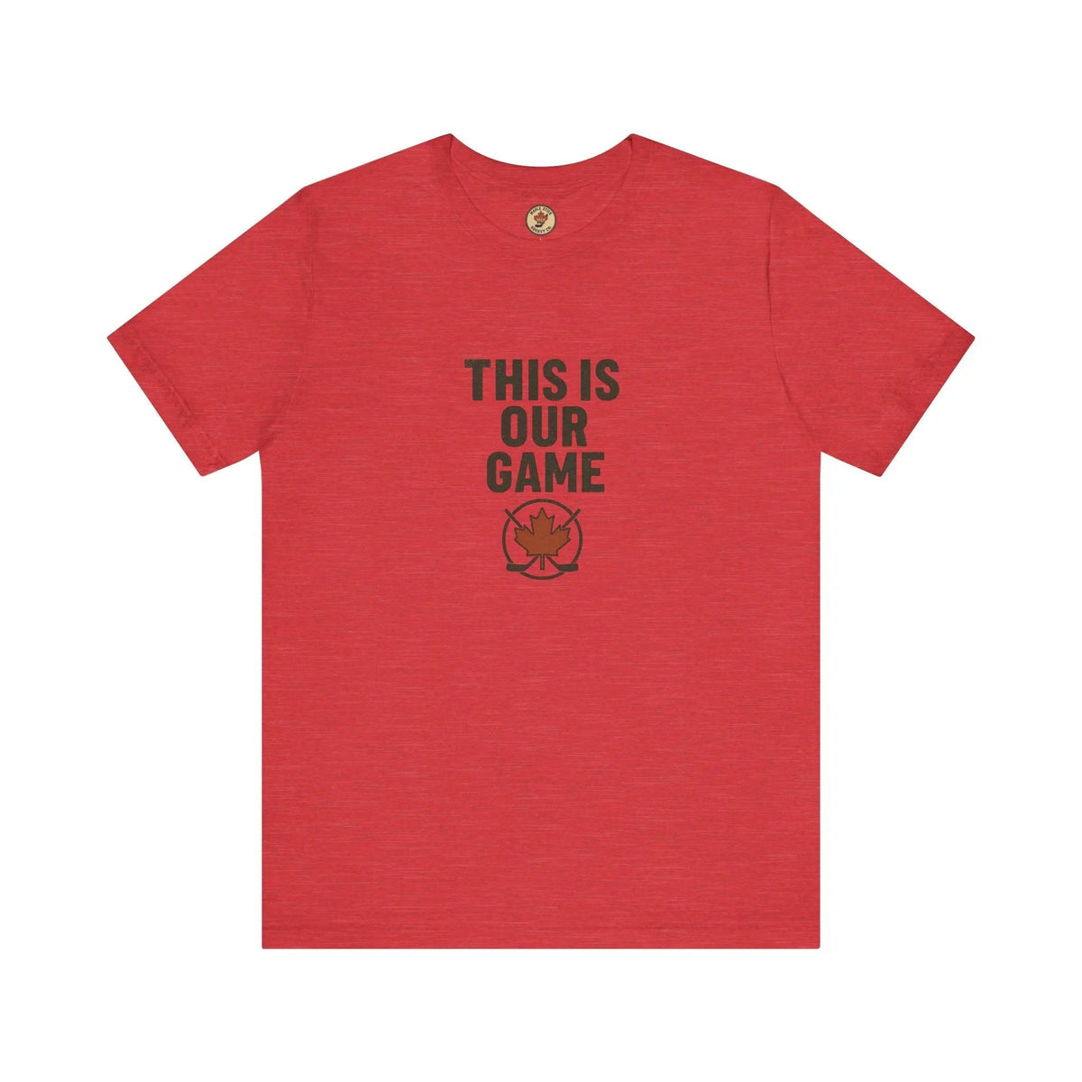 Canada Maple Leaf Hockey T-Shirt – This Is Our Game Tee