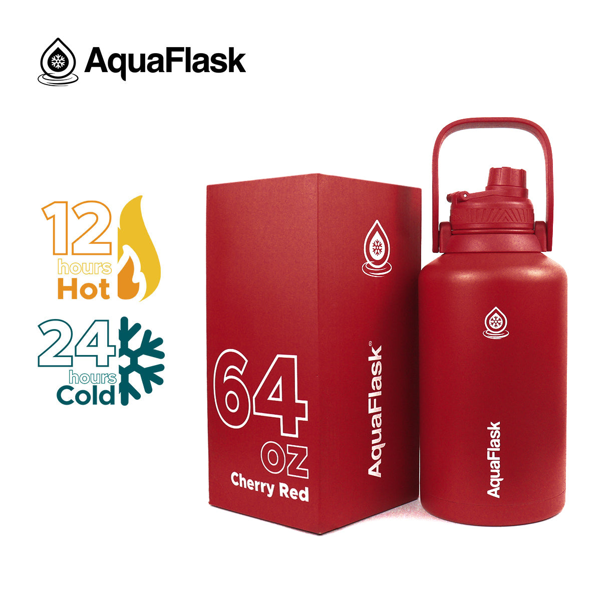 AquaFlask Original Vacuum Insulated Water Bottles 1893ml (64oz)