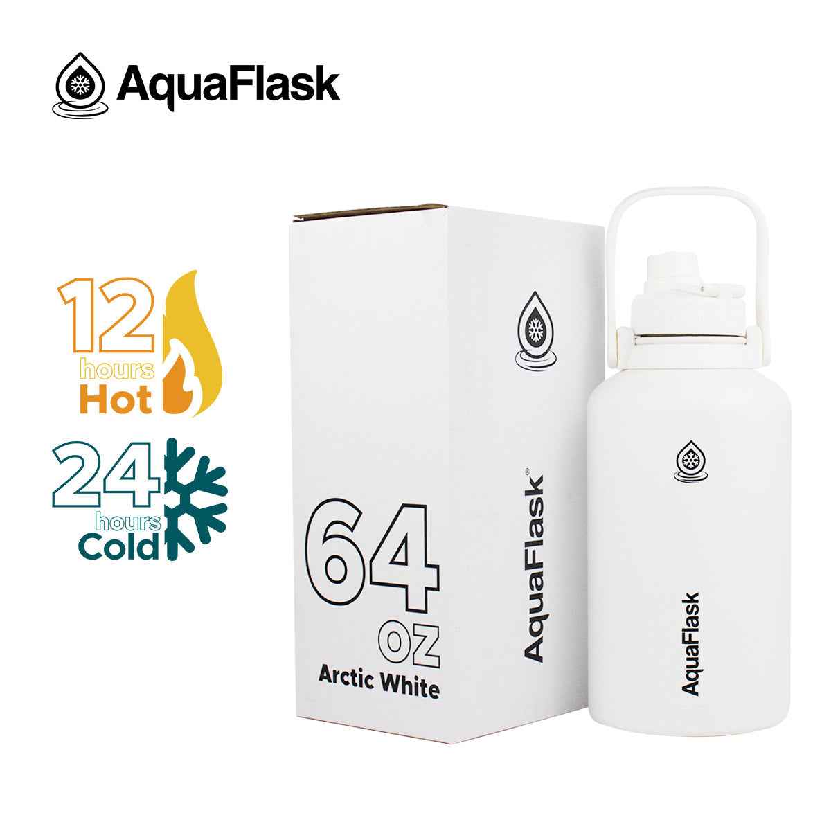 AquaFlask Original Vacuum Insulated Water Bottles 1893ml (64oz)