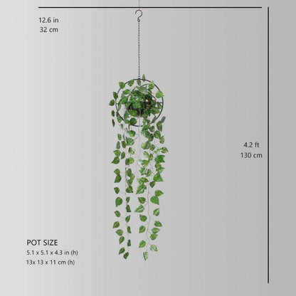 Frida Faux Potted Hanging Plant (4.2 Ft)