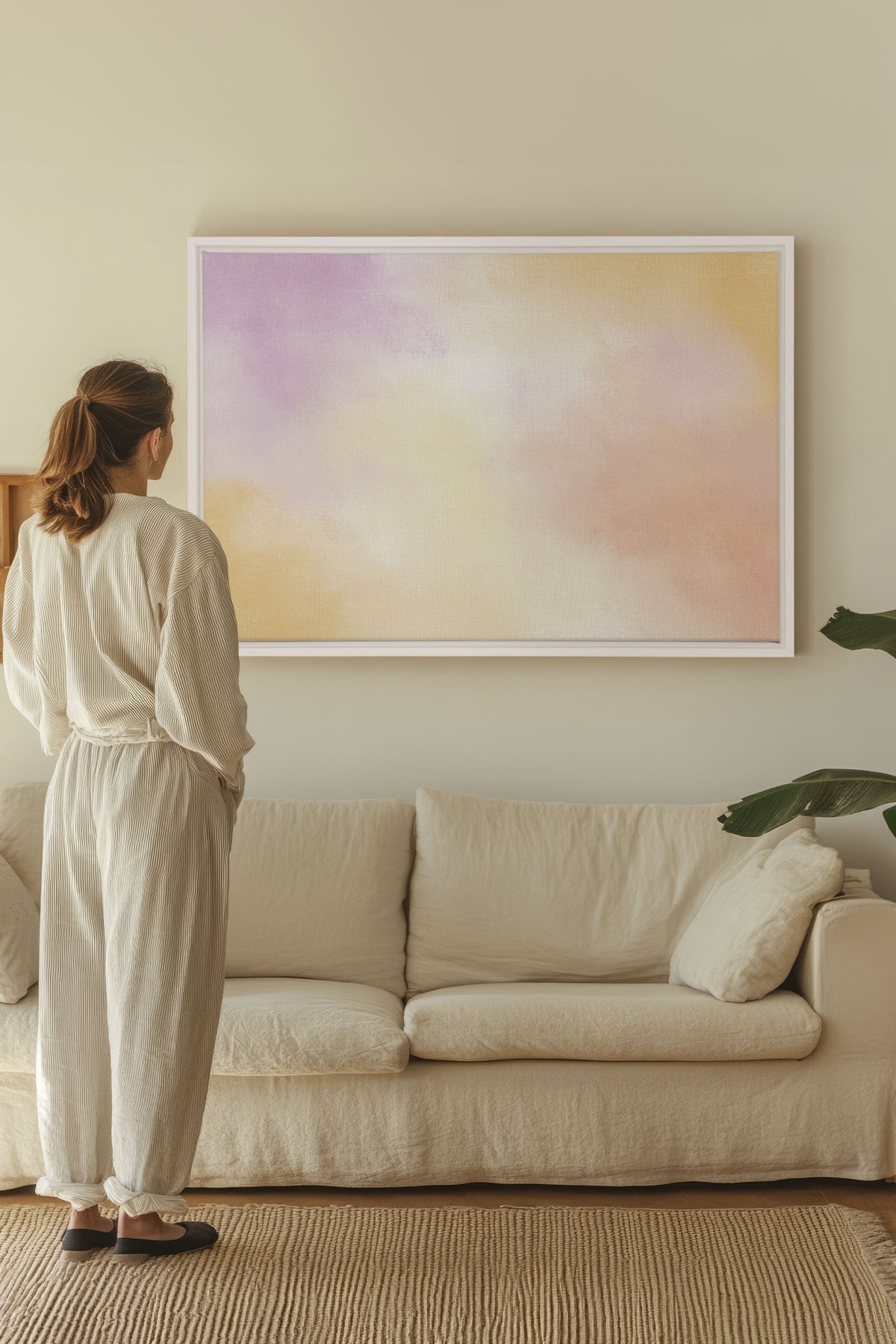 POWDERED GLOW, Oeuvre sur toile étirée  (test jay et will) (Copie)