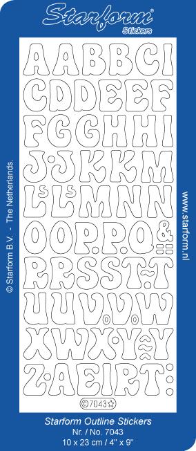 Deco Stickers - Alphabet
