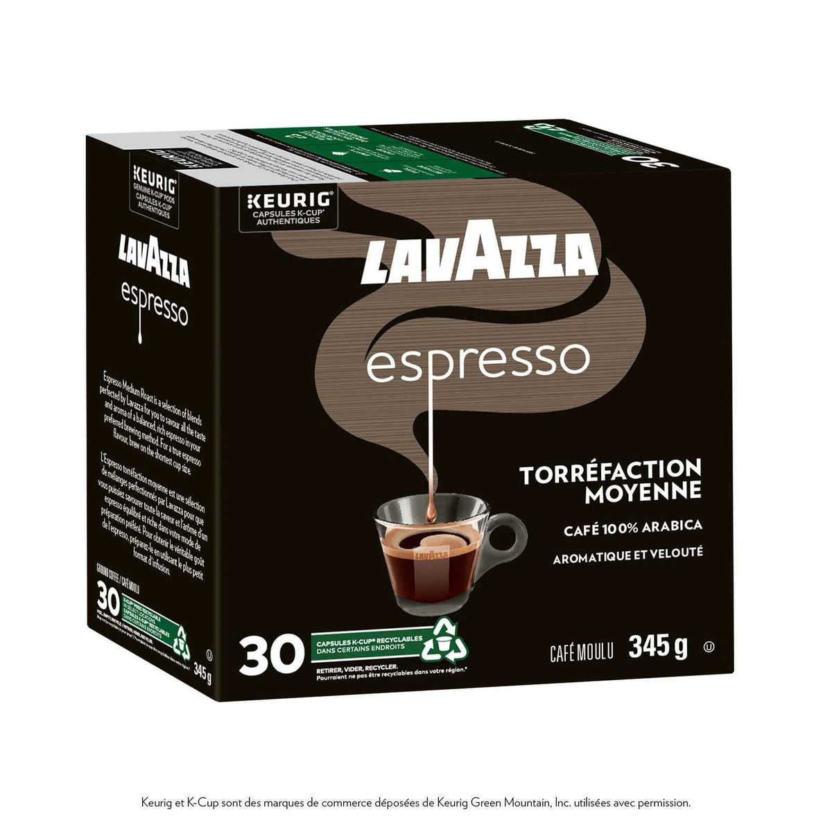 Lavazza Espresso Medium Roast K-Cup Coffee Pods, 30 Count For Keurig Coffee Makers 🍁 All In One Marketplace Canada